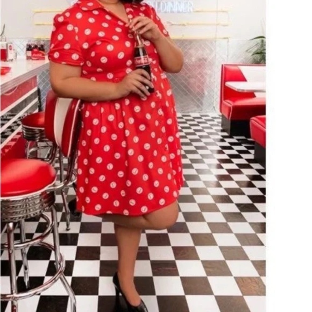 Stitch Shoppe by Loungefly | Coca-Cola Shirt Dress | Size 1x